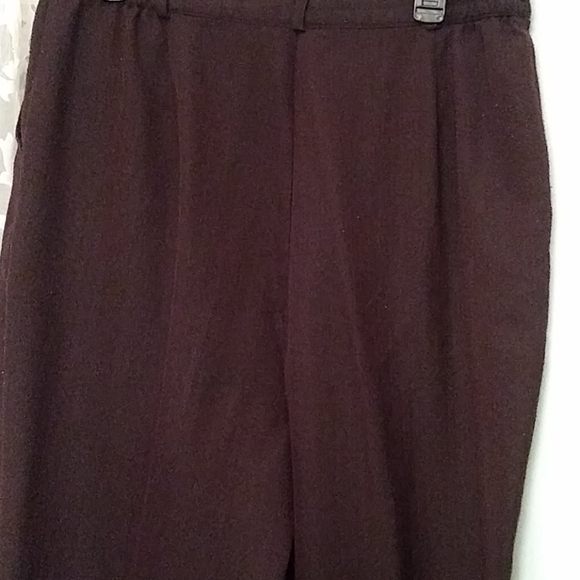 Liz Baker dark brown tweed trousers - Picture 2 of 7